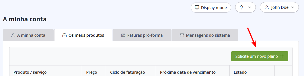 alterar plano 2