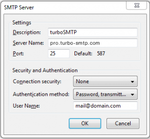 ip address of smtp server