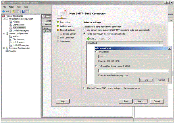 Microsoft Smtp Server Settings