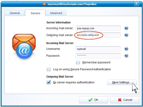 smtp server setting for hp officejet pro 8610 email