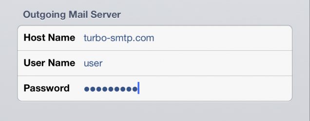 Smtp Settings For Ipad Parameters And Configuration Smtp Settings For Ipad Parameters And Configuration