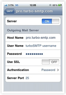 comcast incoming mail server settings iphone