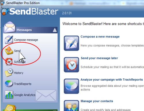 deliverability of sendblaster pro 4