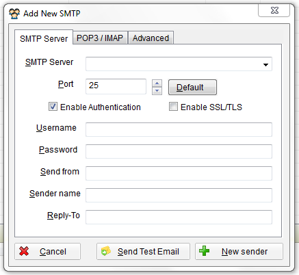 smtp settings outlook maxbulk mailer