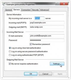 cutedgesystems mailserve smtp ports