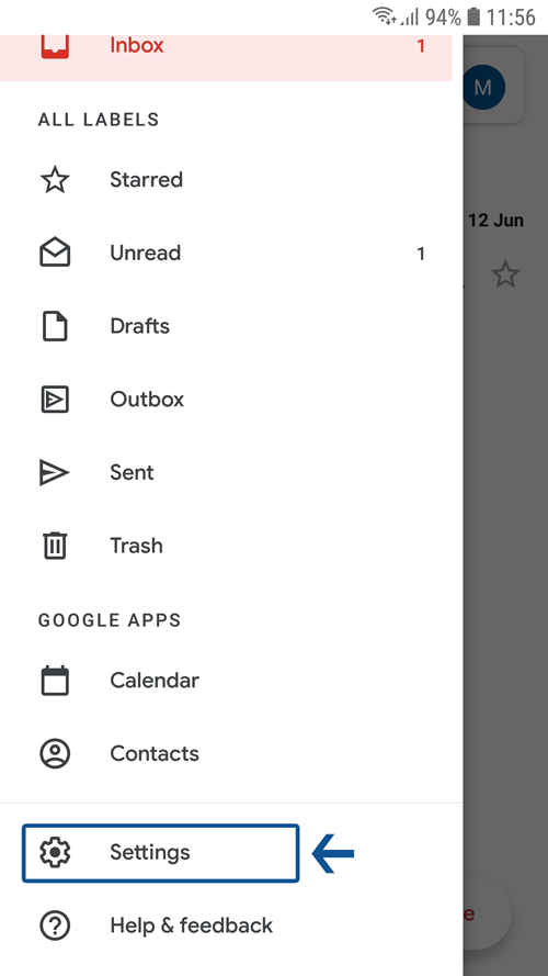 How to set up Gmail email client for Android