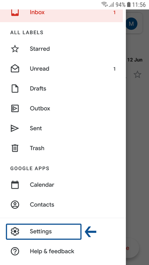 Setting up email in Gmail on Android – Support