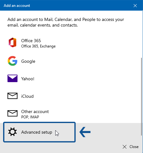 How to set up Windows Mail email client