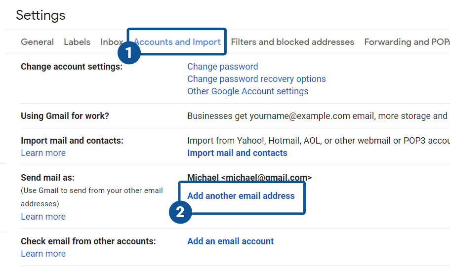 How to set up Gmail email client on the browser